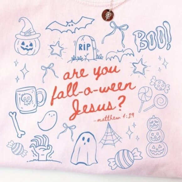 Halloween Christian Shirt, Faith Shirt, Fall Jesus Shirts - Picture 2 of 3